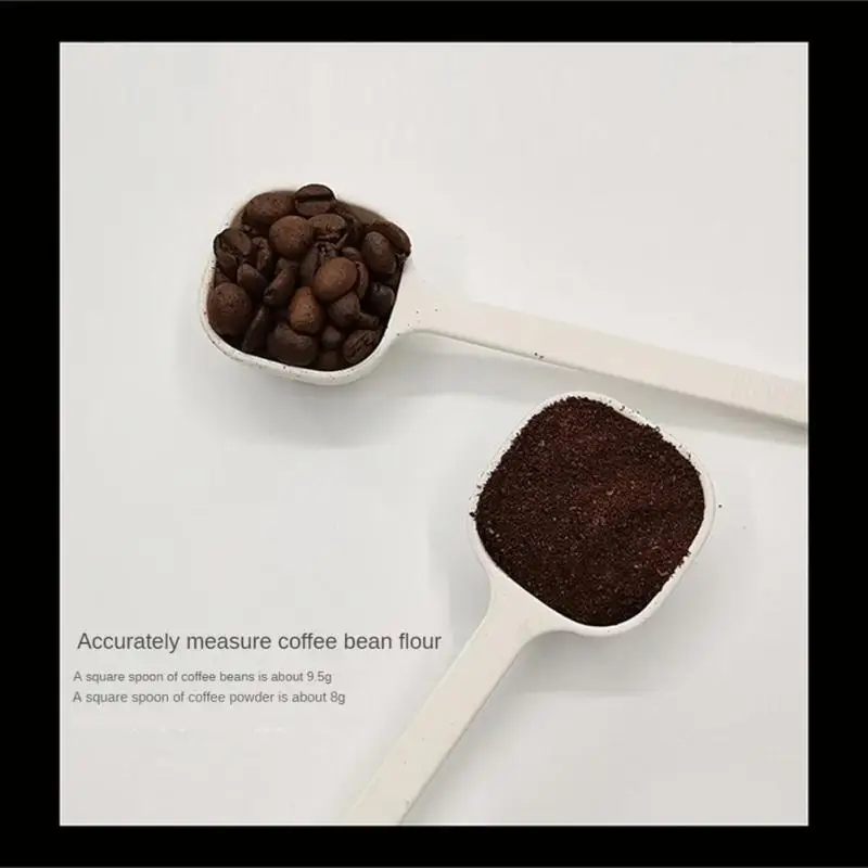 1/2DBS kreatív mérés Kávé kanál Csúszásgátló kávébab kanál Kávé mérőeszközök Sütőeszköz Rövid/hosszú fogantyú 9.5g - 3