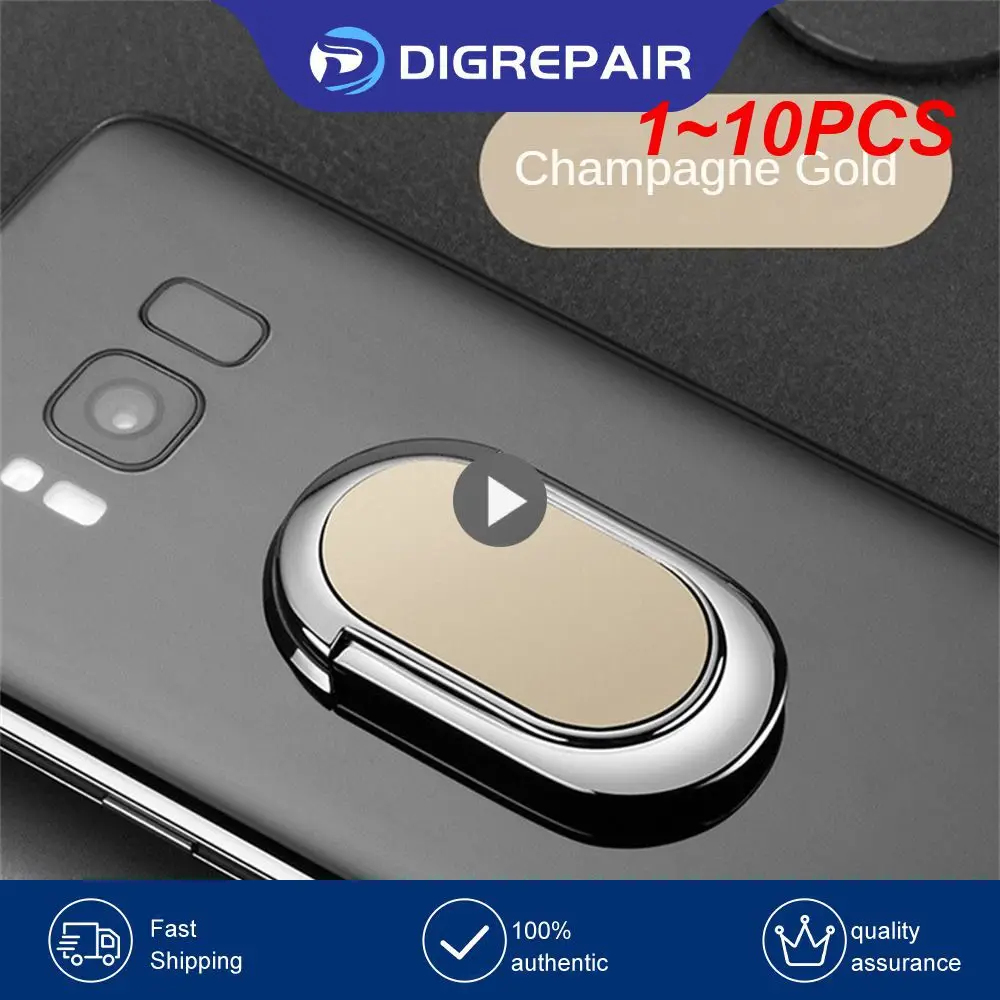 1 ~ 10PCS ujjgyűrű tartó állvány markolat 360 forgatható mobiltelefonhoz autó mágneses rögzítésű telefon hátsó matricapad Unniversal konzol - 0