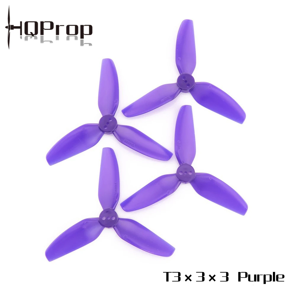10 pár (10CW + 10CCW) HQPROP T3X3X3 3030 3 lapátos PC propeller 1,5 mm RC FPV Freestyle 3inch fogpiszkáló Cinewhoop légcsatornás drónokhoz - 0