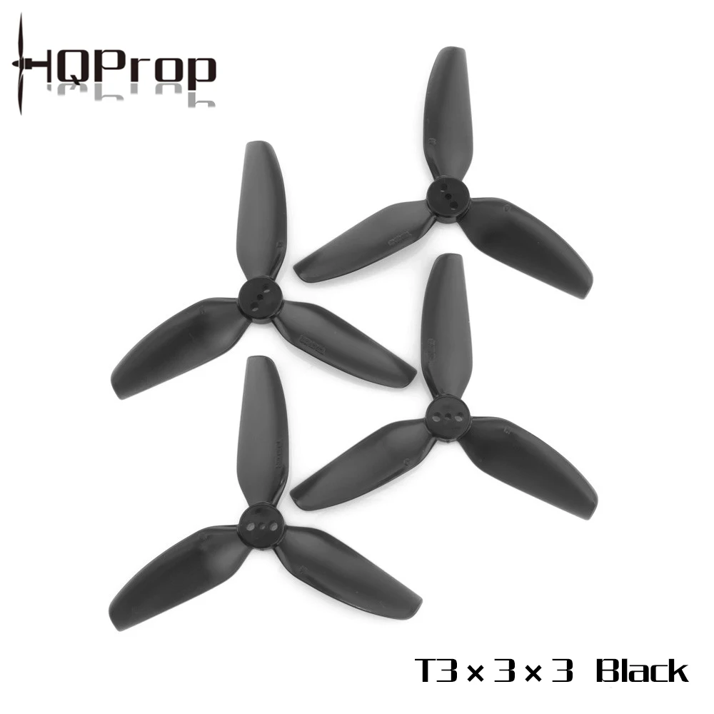 10 pár (10CW + 10CCW) HQPROP T3X3X3 3030 3 lapátos PC propeller 1,5 mm RC FPV Freestyle 3inch fogpiszkáló Cinewhoop légcsatornás drónokhoz - 1
