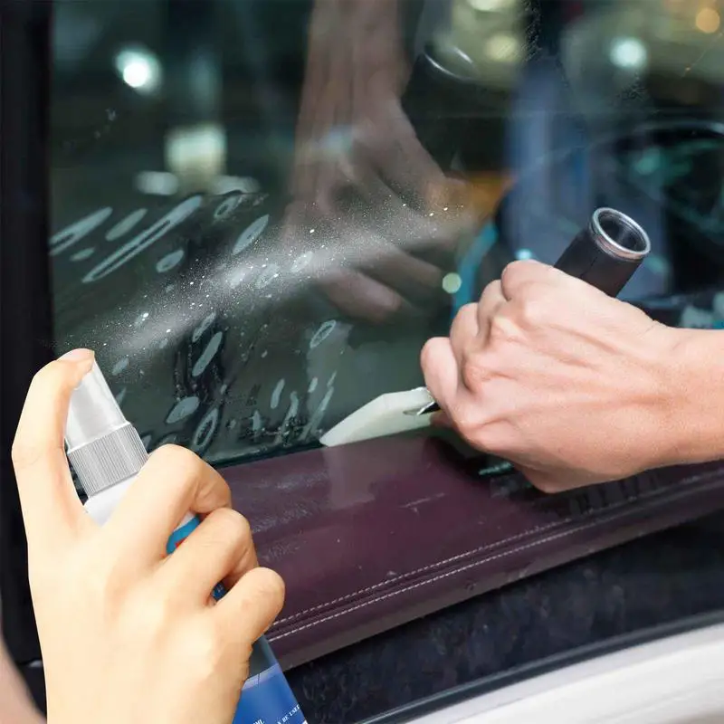 100ML autó elektromos ablak kenőfolyadék szilikon spray autó ajtó üveg emelő gumi tömítőcsík lágyító tisztítószer - 4