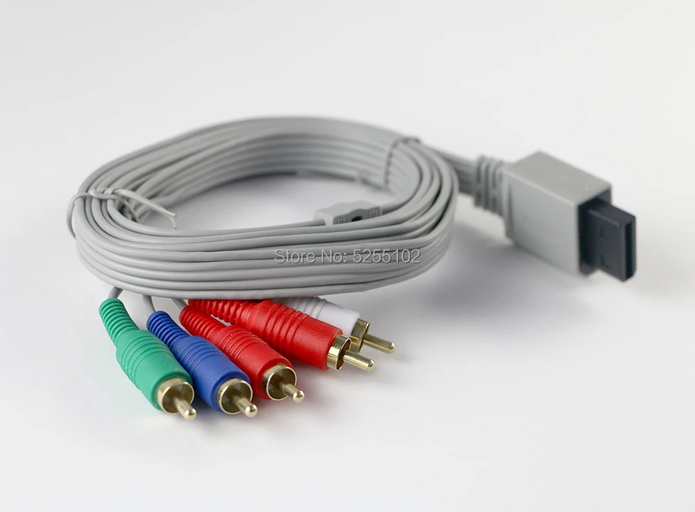 10db 1,8 m-es komponens AV kábel nagy felbontású 1080i / 720p HDTV AV audio adapter kábel 5RCA Nintendo Wii-hez - 4