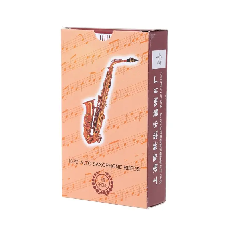 10db Eb Alt szaxofon nád Bambusz erő 2.5 szaxofon fafúvós hangszer alkatrészek - 3