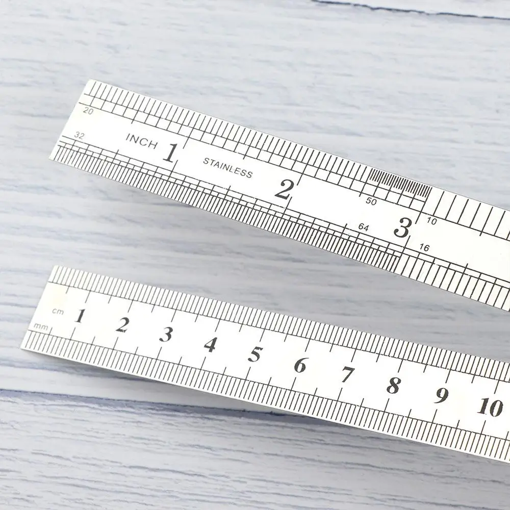 15cm Irodai kiegészítők Kétoldalas precíziós egyenes vonalzó Írószer rajzolási kellékek Mérőeszköz - 4