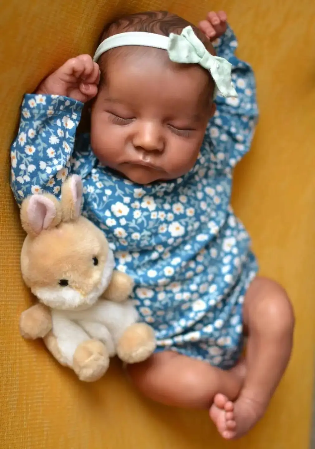 19inch Reborn Levi Black Doll 49CM Cuddly Cloth Body Soft szilikon baba baba alvás Újszülött Bebe lány játékok ajándék - 2