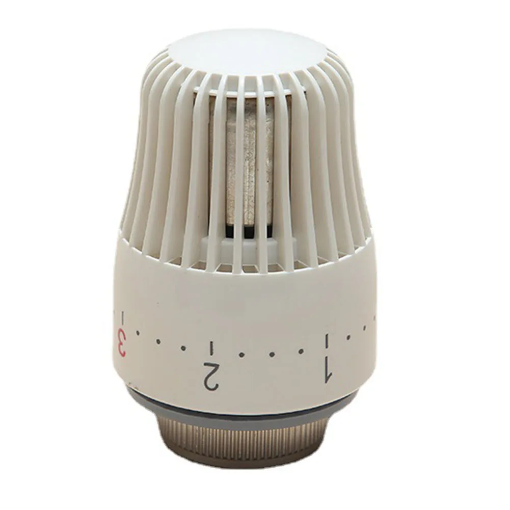 1db termosztatikus hőmérséklet-szabályozó szelepfej M30x1.5 radiátor cserefej 8.5 * 5.3cm állítható vezérlőszelep fűtés - 0