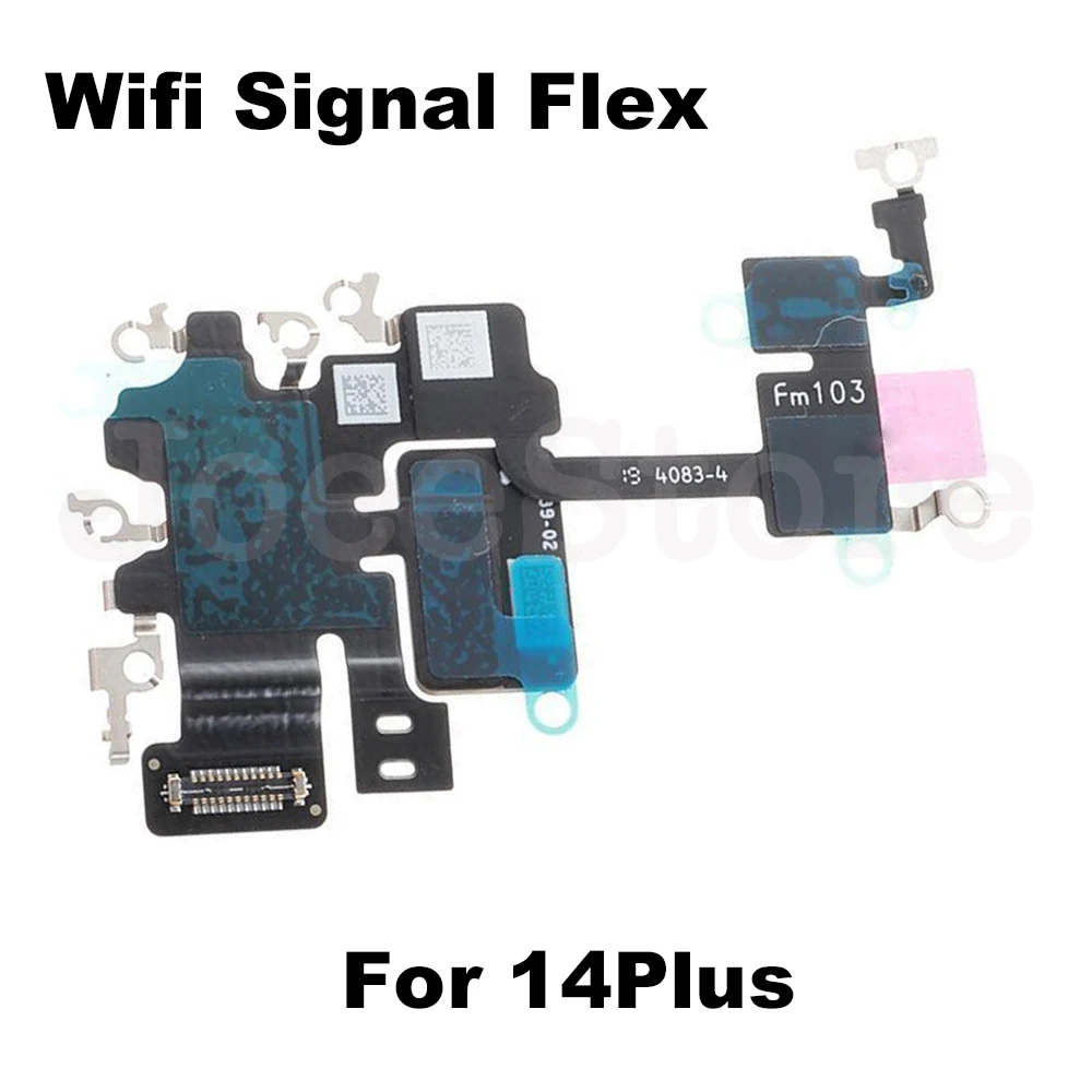 1db Wifi Flex kábel iPhone 14 készülékhez 14Plus 14Pro 14ProMax Wi-Fi antenna Signal Flex kábelvevő szalagpótló alkatrészek - 2