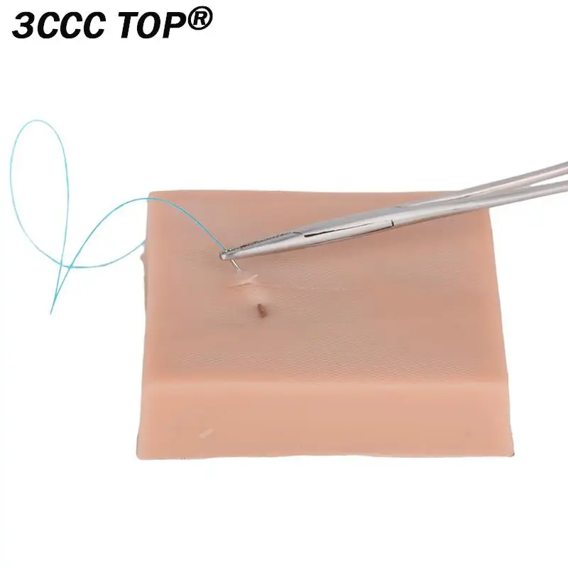 1PCS varratgyakorlat modell Bőrmodell sebészeti gyakorlat Szilikon szivacs injekciós gyakorlómodul - 1