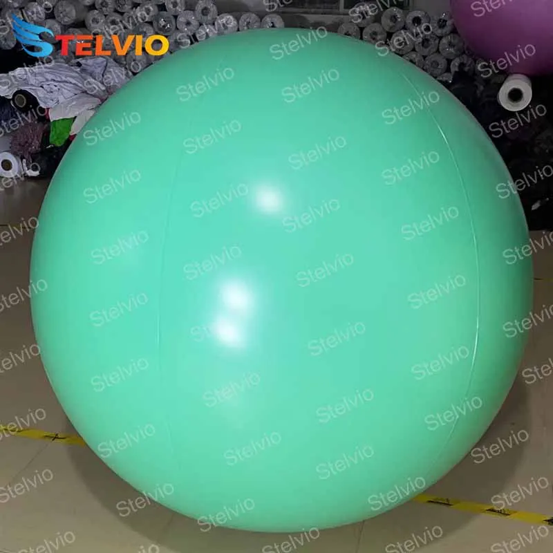 2m PVC reklám Felfújható óriás léggömb kerek ég Hélium léggömb - 0
