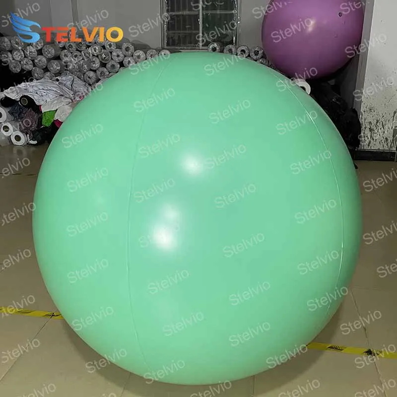 2m PVC reklám Felfújható óriás léggömb kerek ég Hélium léggömb - 2