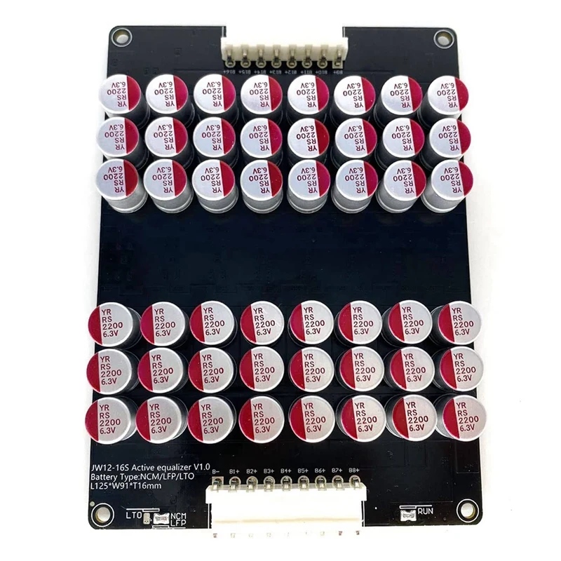 2X 12S 13S 14S 15S 16S aktív hangszínszabályzó kiegyensúlyozó Lifepo4 Lipo LTO akkumulátor energia kiegyenlítő kondenzátor BMS kártya - 2