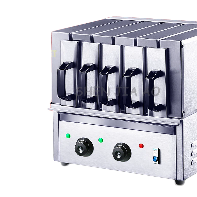 3.6KW Kereskedelmi füstmentes grill hőmérséklet-szabályozott elektromos sütő 5 csoport elektromos grill 220V 1PC - 2