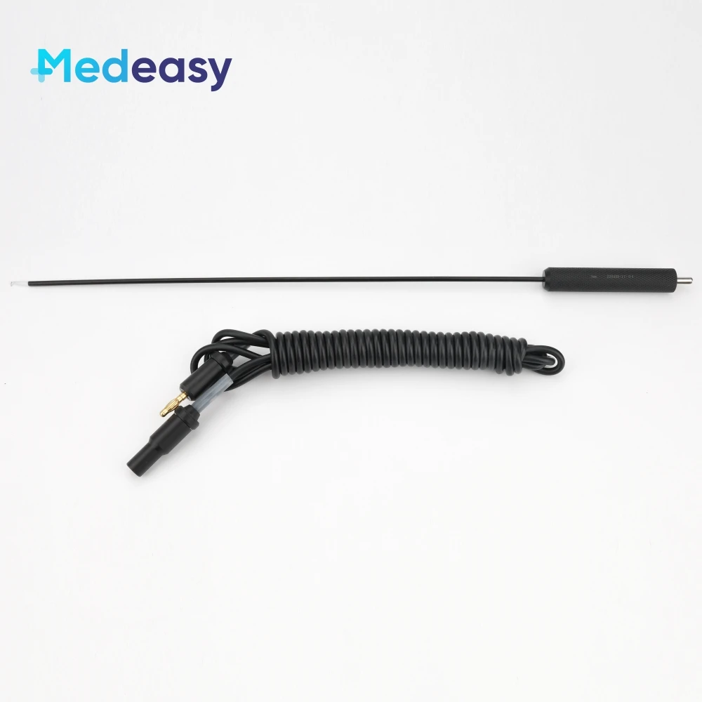 3 mm-es laparoszkópos sebészeti elektródák kábellel: elektromos L horog, spatula, golyóspont, kés, tű - 0