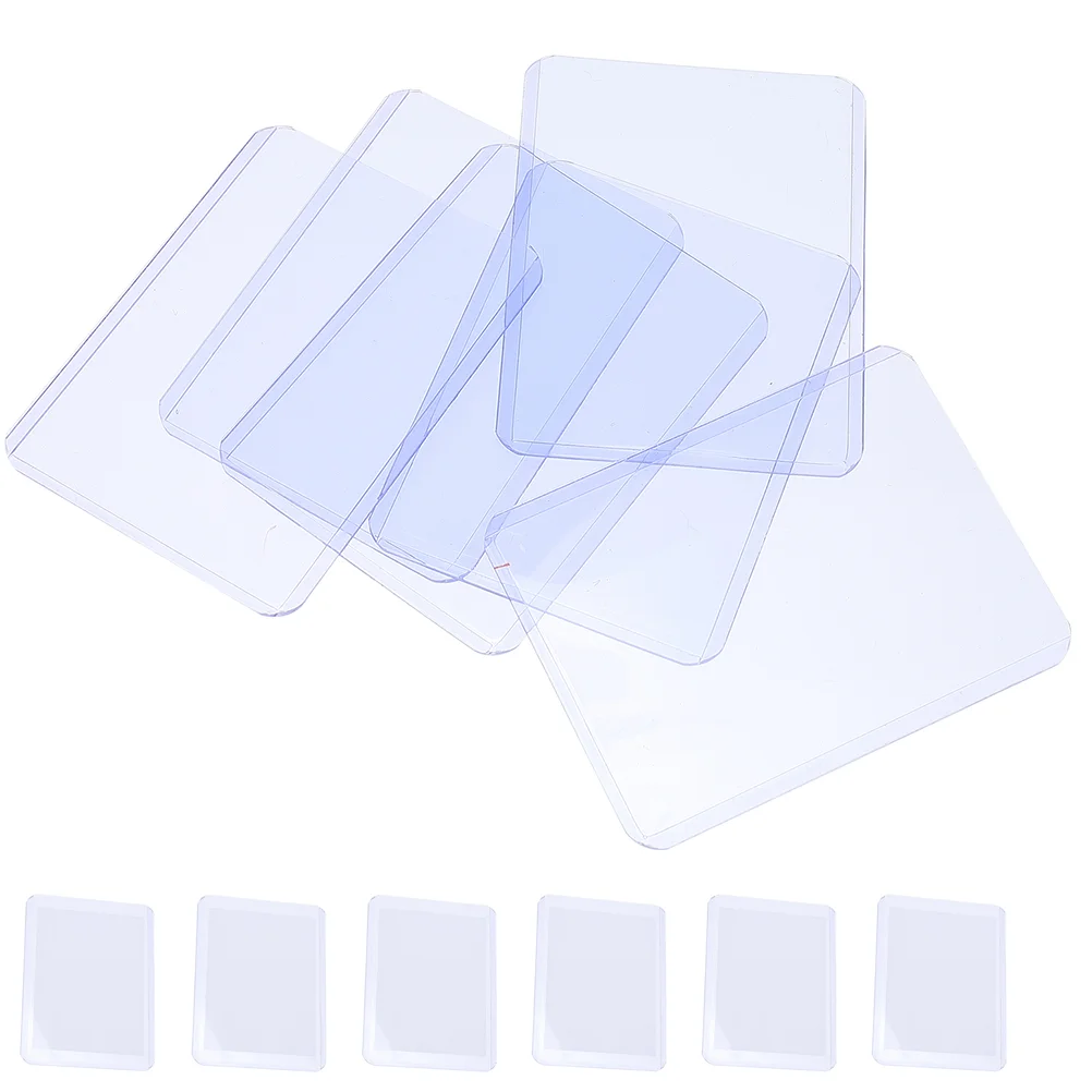 30 db védőtok játékkártya tartó sportkártyák fedele PVC átlátszó paklivédők - 3