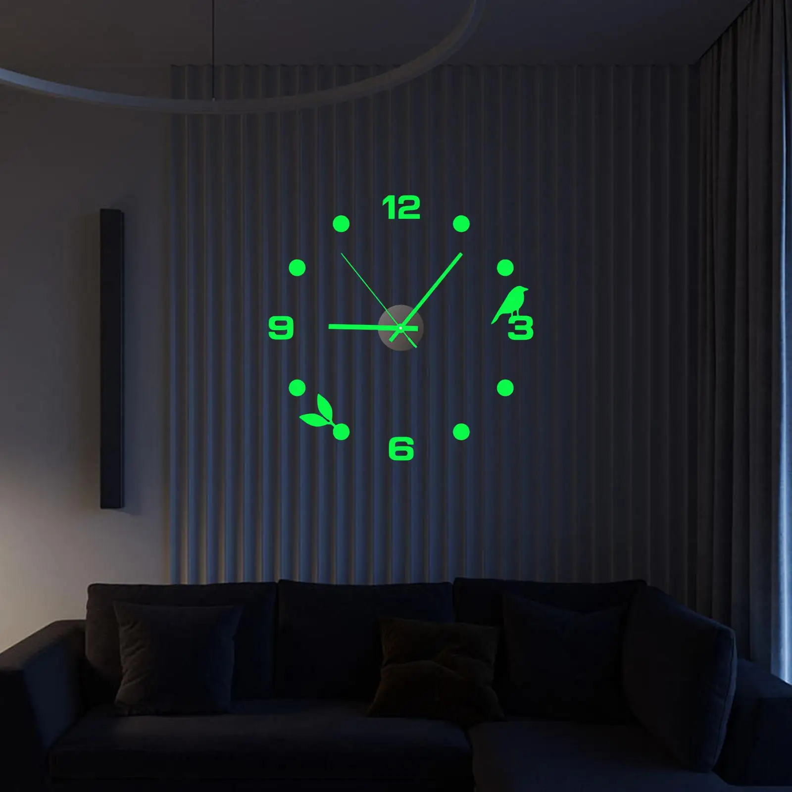 3D DIY falióra fali matricák Egyszerű világító dekoráció Háziasszonyi ajándék otthoni irodába konyha hálószoba nappali Hotelek - 0