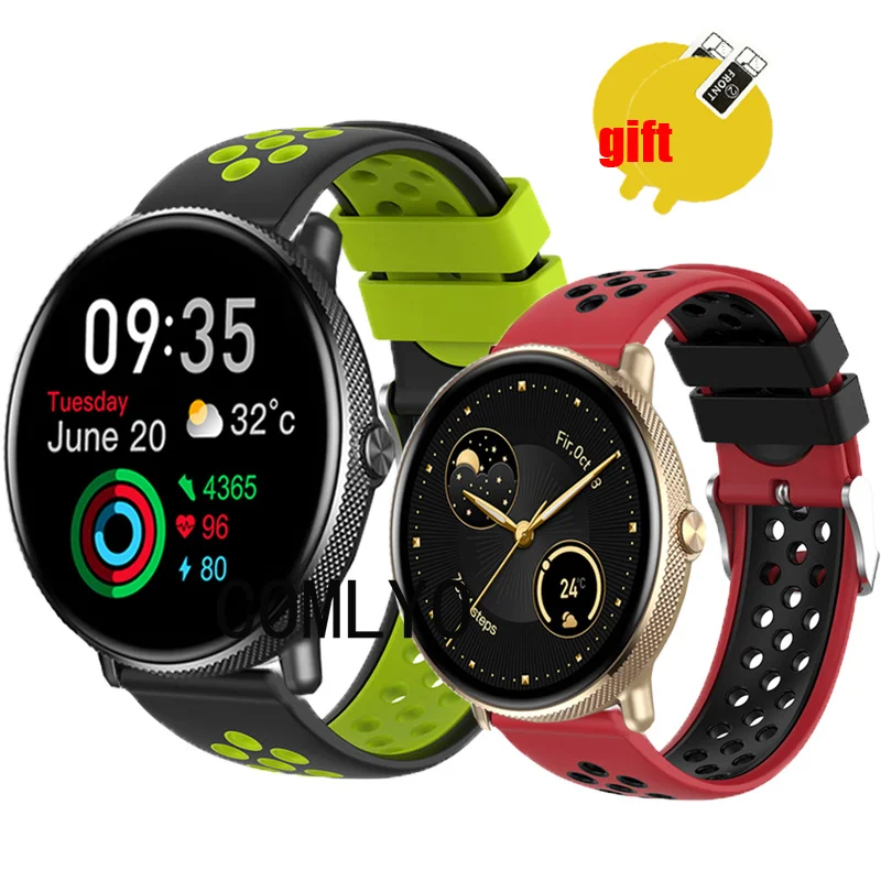 3in1 Zeblaze GTR 3 PRO szíjhoz Smart Watch szilikon puha sportszíj övvédő fólia - 0