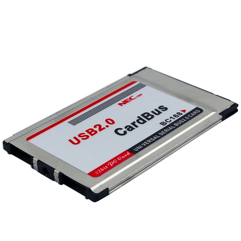 3X PCMCIA - USB 2.0 Cardbus kettős 2 portos 480M kártyaadapter laptop PC-hez - 3