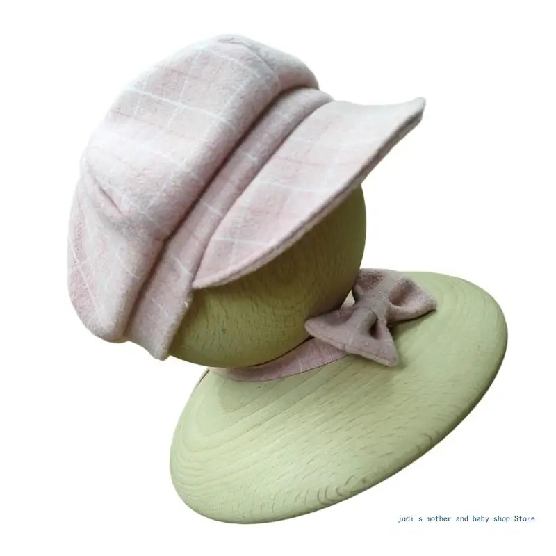 67JC Újszülött fotózás Kalap csokornyakkendő Divatos babafotózás Újszülött kalap & csokornyakkendő csomag Babafotó kellékek ajándék - 1