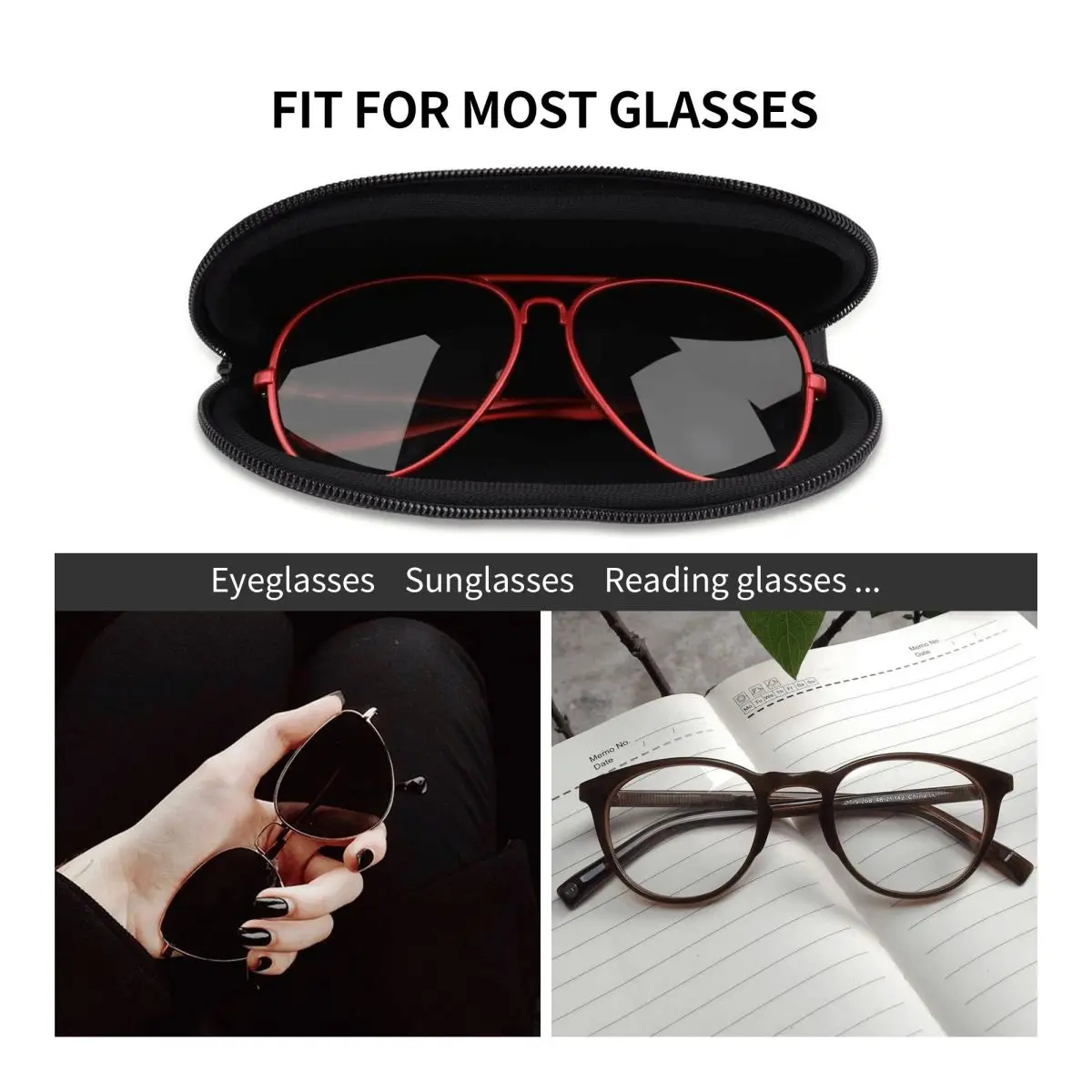77574 Shell szemüvegvédők Divatos napszemüveg tok Szemüveg tasak - 3