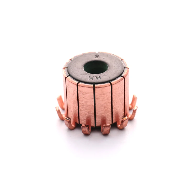 8 * 23 * 19.5mm 12P fogak rézhorog típusú villanymotor kommutátor CHY-1518-12 - 2
