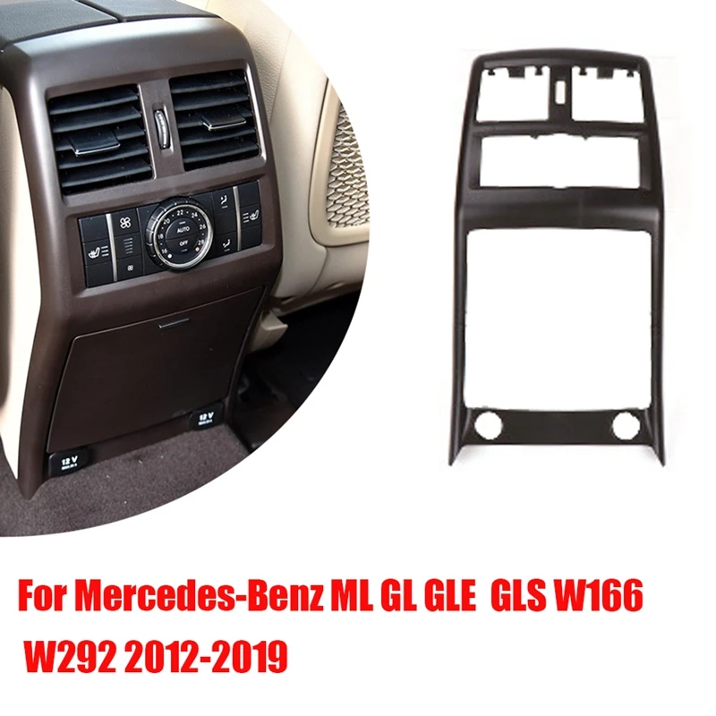 A1666807403 Hátsó középső légkondicionáló szellőzőkeret panel Mercedes-Benz W166 W292 2012-2019 A166 680 7403 9051 - 5