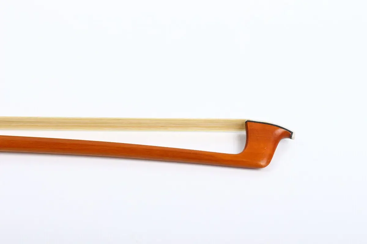 Advanced Pernambuco hegedű íj 4/4 Professional fehér réz ébenfa béka természetes lószőr Well Balance dupla szem betét - 5
