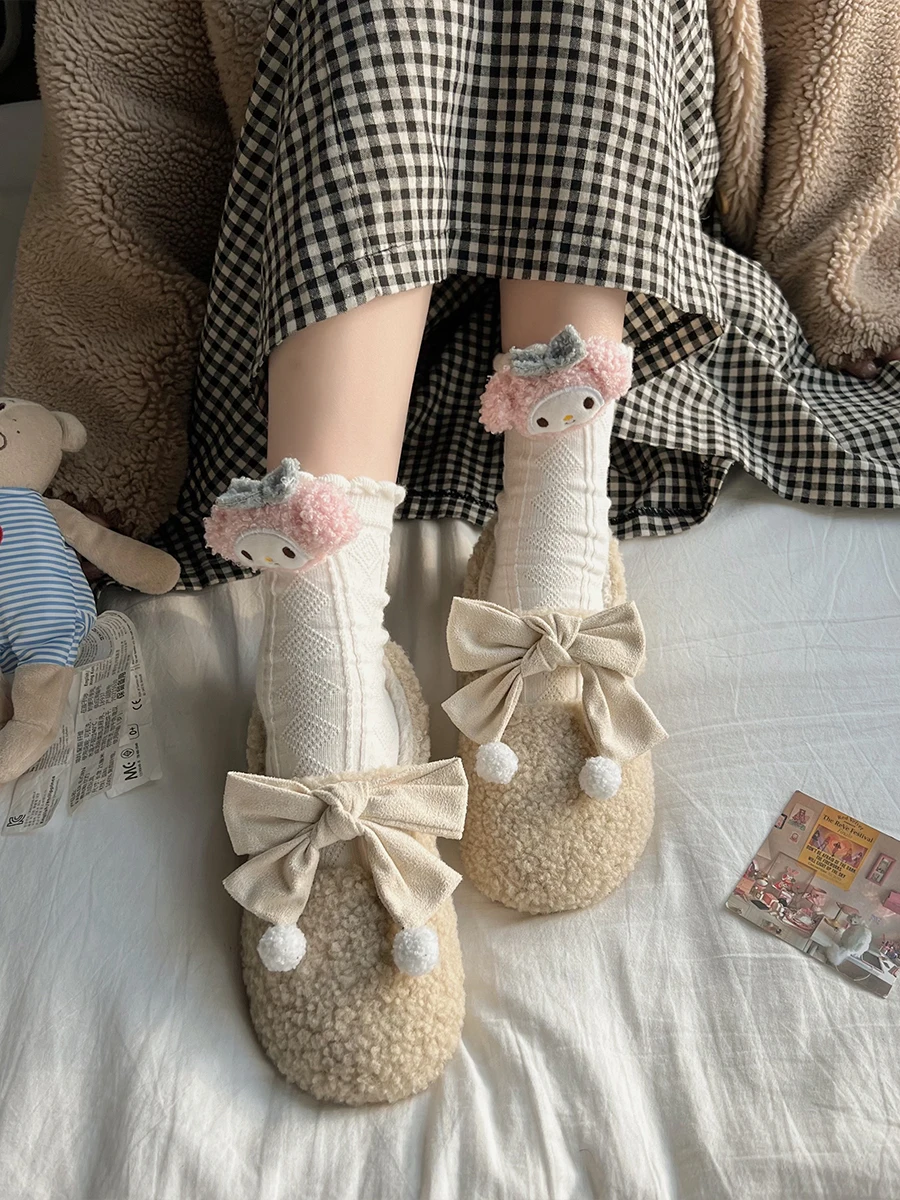 Alkalmi női cipő Női lábbeli kerek orrú naplopók szőrme slip-on kényelmes ruha Új téli mokaszincsúszás Rómán Basic Slip-On - 3
