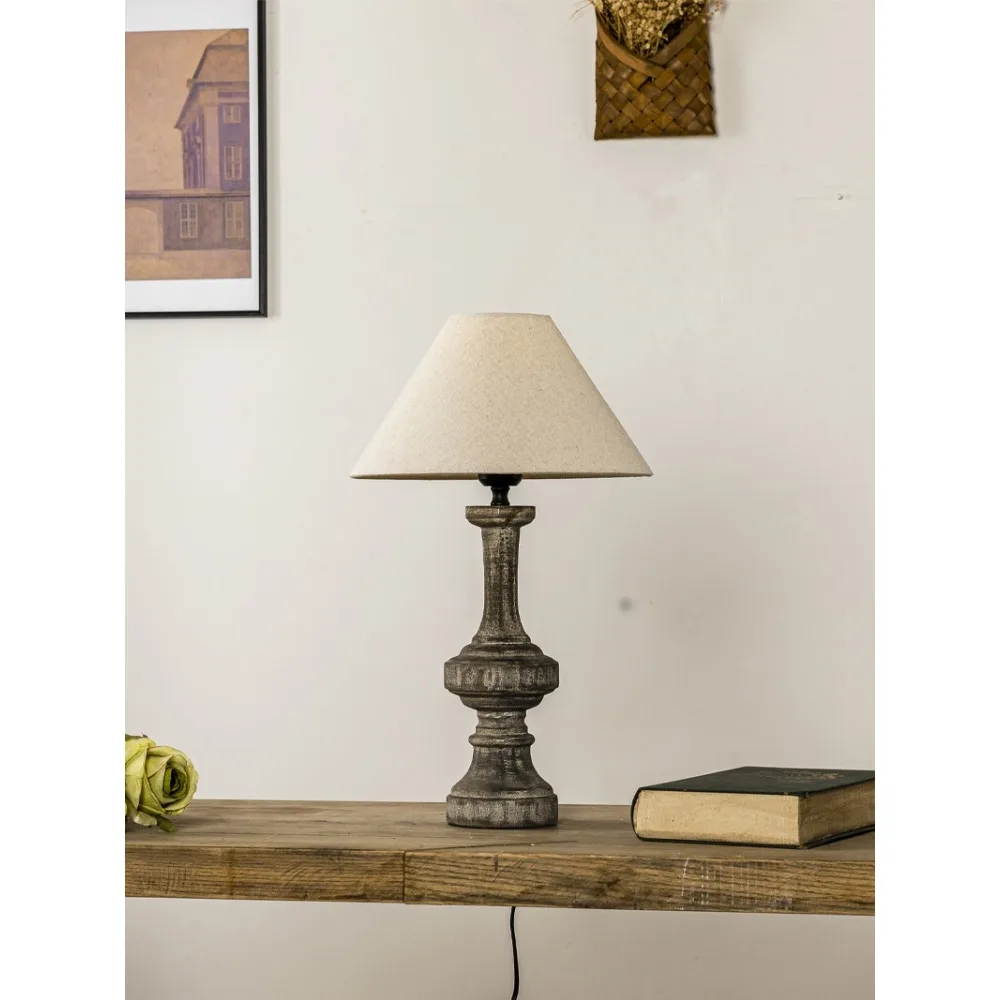 amerikai retro asztali lámpa minimalista francia hangulatos kreatív tervező internet híresség éjjeli hálószoba nappali stu - 2