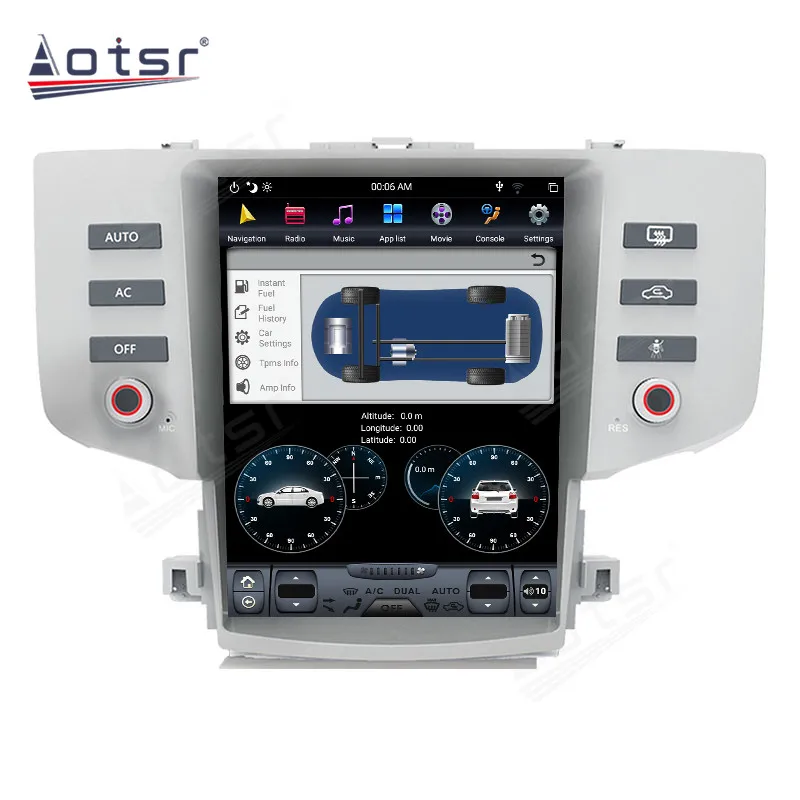 Android 9 Toyota Reiz 2005-2009 autórádió GPS navigáció multimédia lejátszó 2din Autoradio sztereó fejegység képernyő - 2