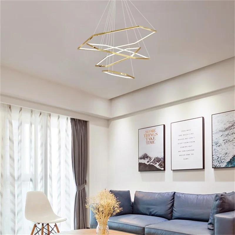 ANITA Nordic függőlámpák arany kreatív modern LED lámpatest lakberendezéshez Nappali - 4