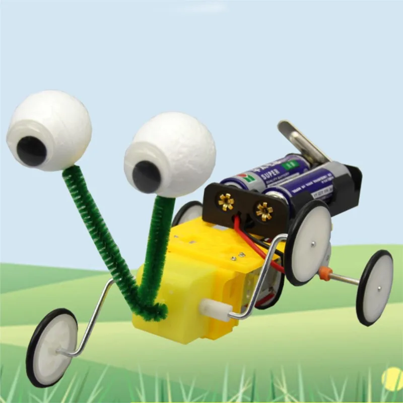 Aranyos DIY gép Hüllő Gizmo Egyszerű tudományos kísérlet Kisgyermekkori nevelés Kreatív játék Fizika Tanítási források - 3