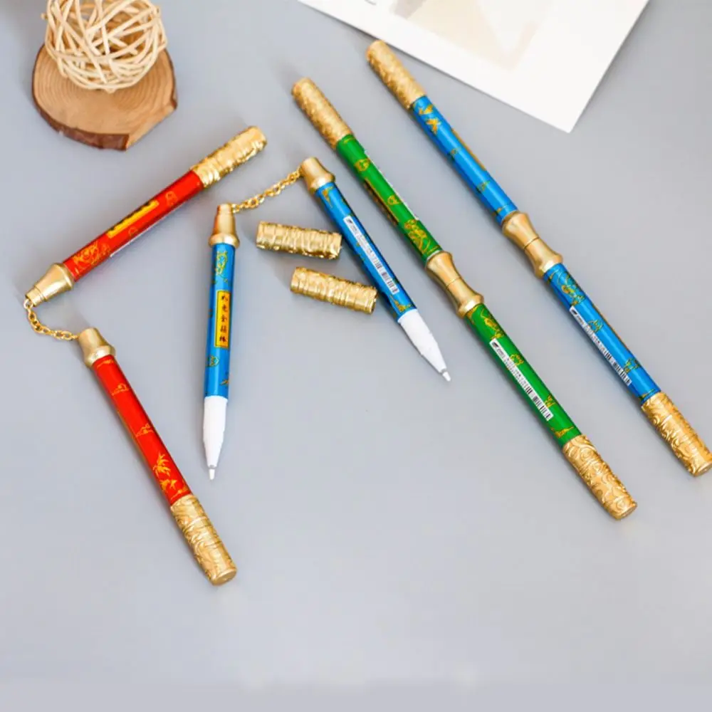 Aranyos Kawaii Golden Cudgel Nunchakus Gel Pen írószer Írószer Iskolai irodaszer 0,38mm - 0