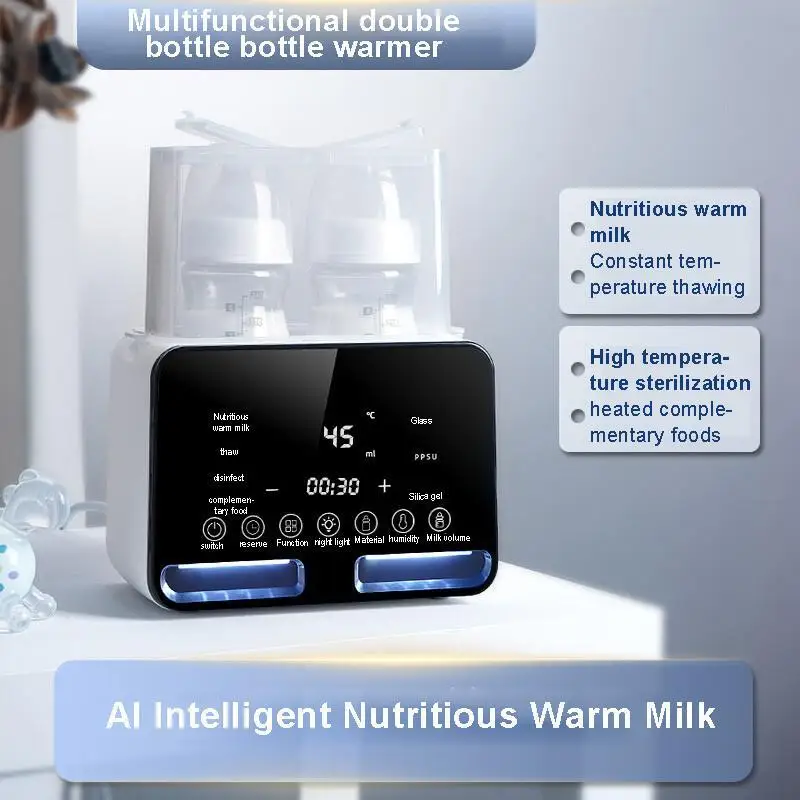 Automatikus tejmelegítőBaba anyatej termosztátIntelligens hőmérsékletszabályozóCumisüveg-melegítő24 órás gőzsterilizálás - 5