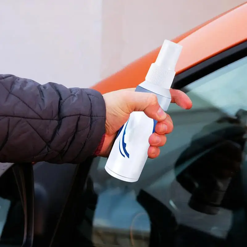  Autó szélvédő spray Vízzáró spray autó szélvédőhöz Üveg spray a vezetés biztonságához Fürdőszoba üveg tükrök autó - 2
