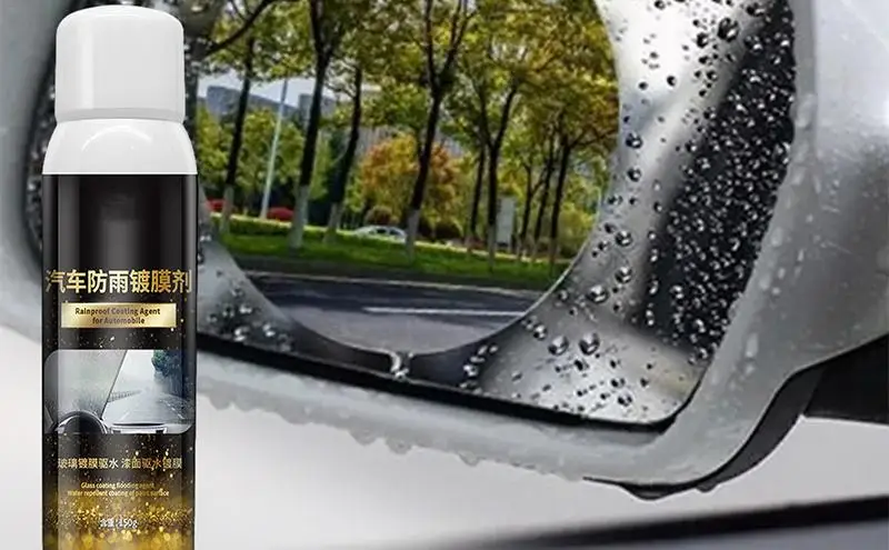Autó visszapillantó tükör folteltávolító vízálló ködgátló spray tartós autó belső üvegtisztító autótükör kiegészítők - 5