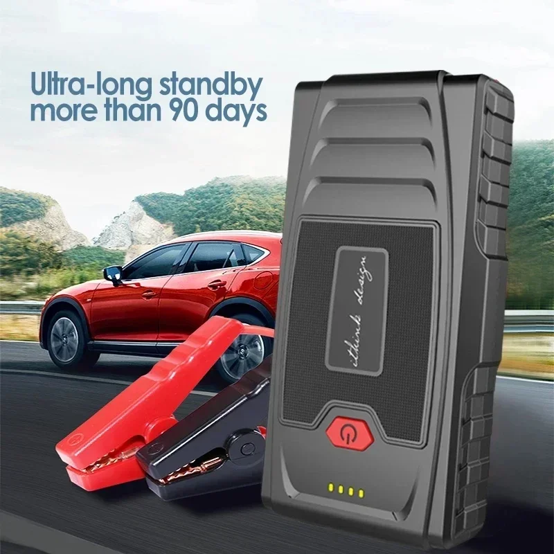 Autó vészhelyzeti tápegység 12v98000mAh nagy kapacitású mobil tápegység tartalék akkumulátor vonatgyújtáshoz - 4
