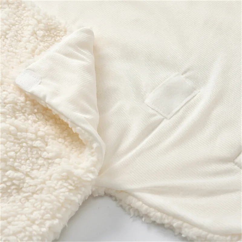 Baba takarók Nyúl alakú Újszülött fotózási kiegészítők Puha pólya csomagolás Meleg flanel baba ágynemű fürdőlepedő - 2