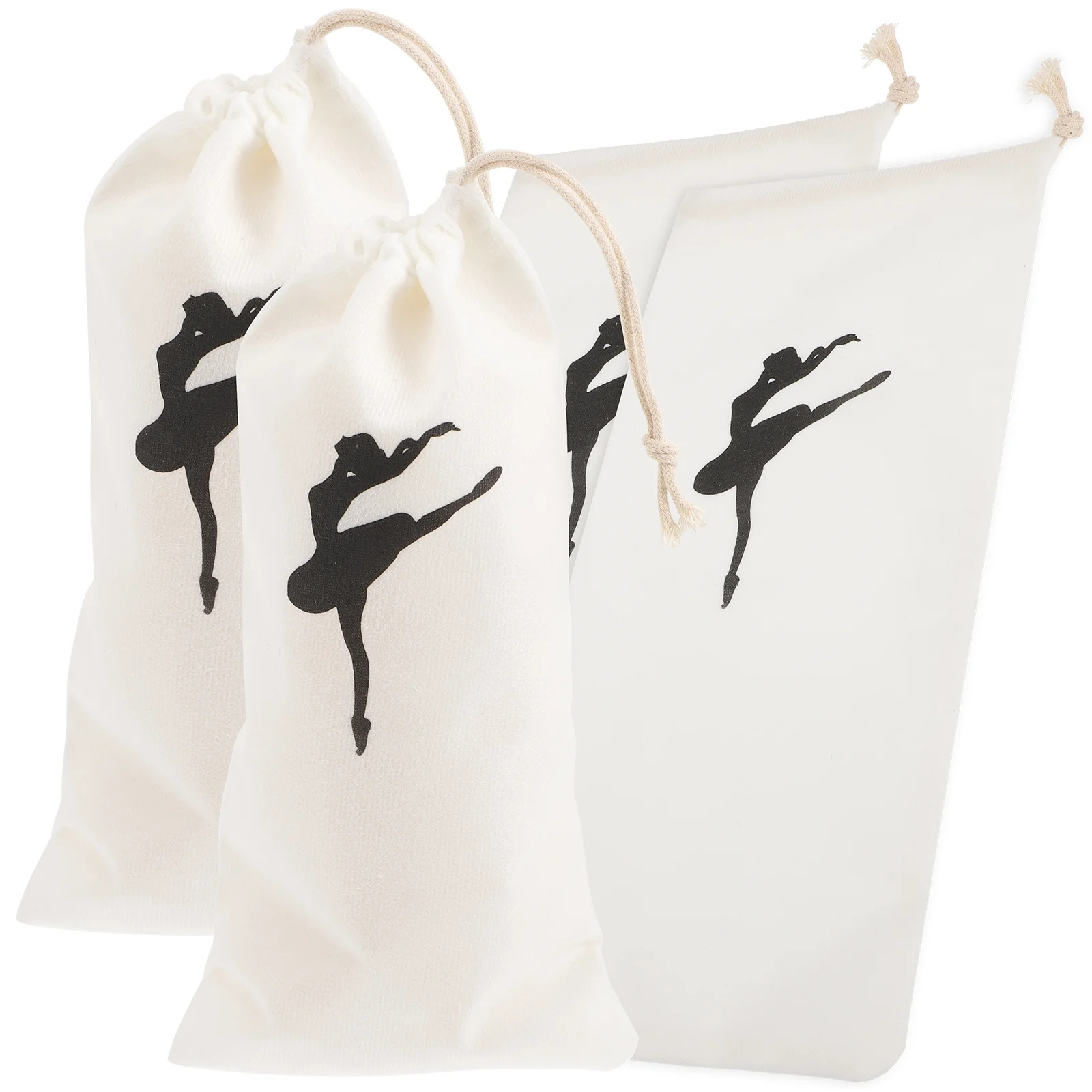 Balett lány táskák Cipő húzózsinór tartó Tárolás Tánc kellékek Vászon szervező Pont Kézitáska betétek - 0
