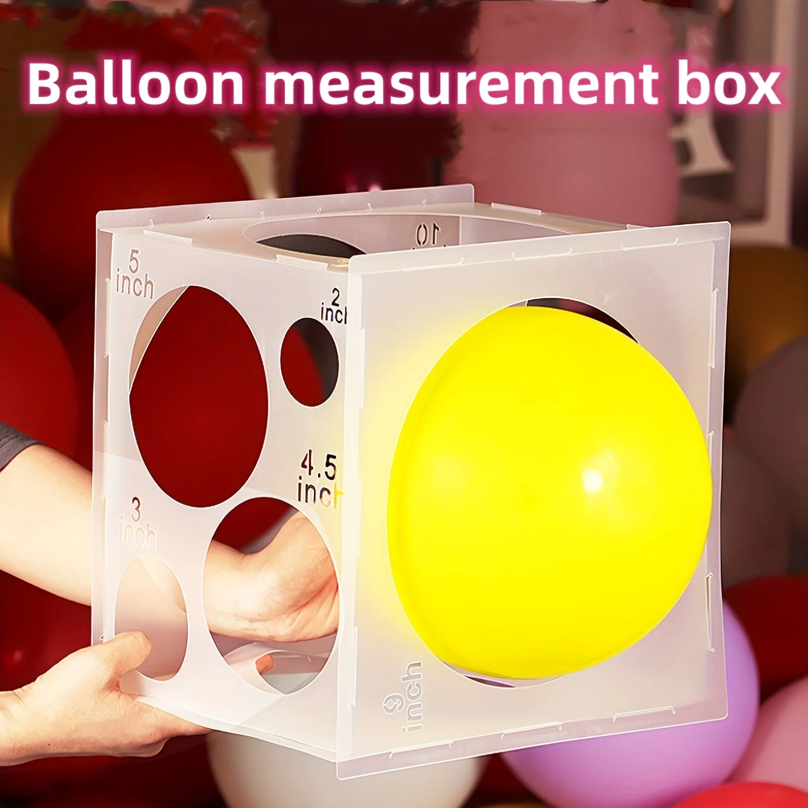 Ballon mérőeszköz Léggömbök Kiegészítők Felfújó Születésnapi zsúr kellékek Esküvői dekoráció - 0