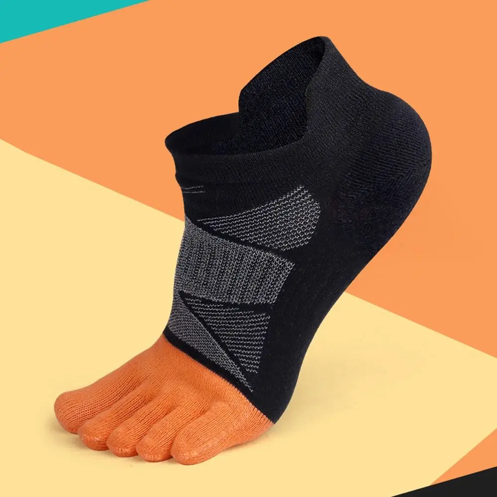 Boka zokni csúszásgátló Autumu téli foci minden lábujj zokni futball férfi sport zokni cső zokni öt ujj zokni rövid orrú zokni - 4