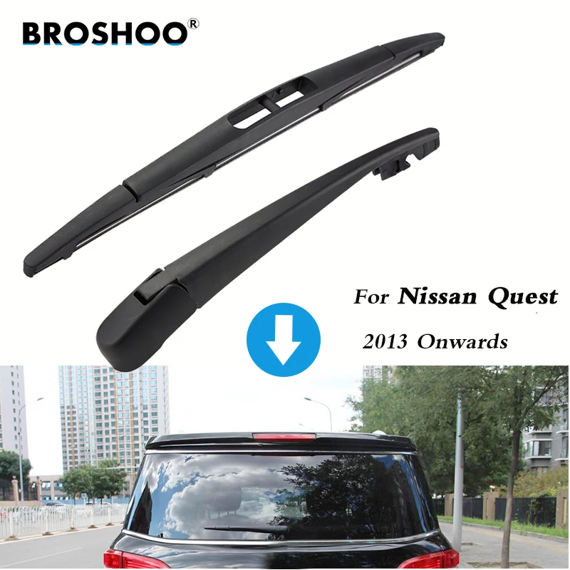 BROSHOO autó hátsó ablaktörlő lapátok hátsó ablaktörlő kar Nissan Quest ferdehátú (2013-) 305mm, szélvédő automatikus stílus - 4