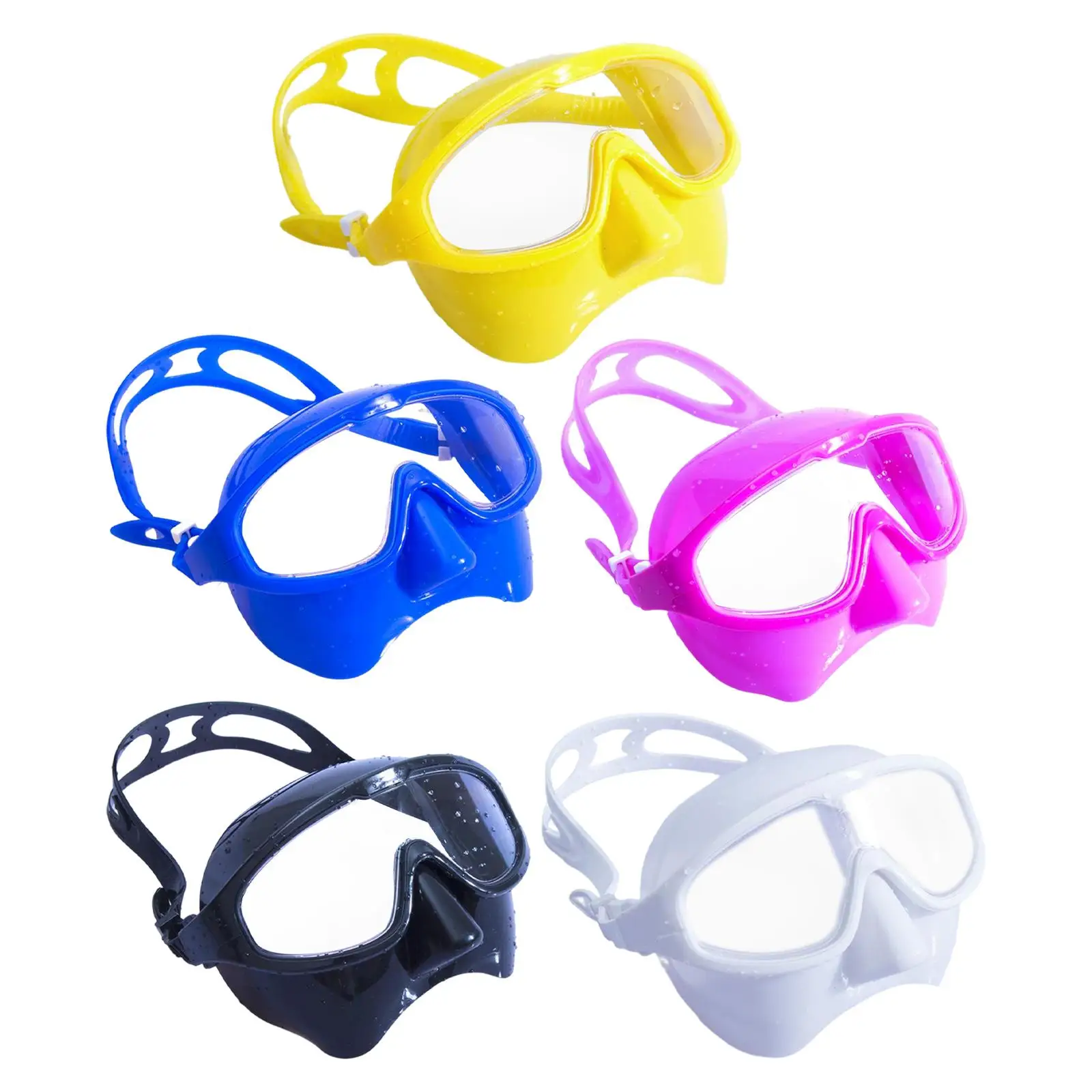 Búvármaszk Ködgátló úszószemüveg Felszerelés Rugalmas snorkeling - 0