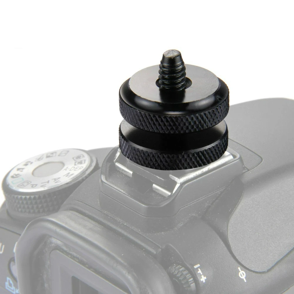 Camera Cage Hot Shoe Mount adapter Fokozza a felvétel professzionalizmusát LED lámpákhoz és zseblámpákhoz alkalmas - 3