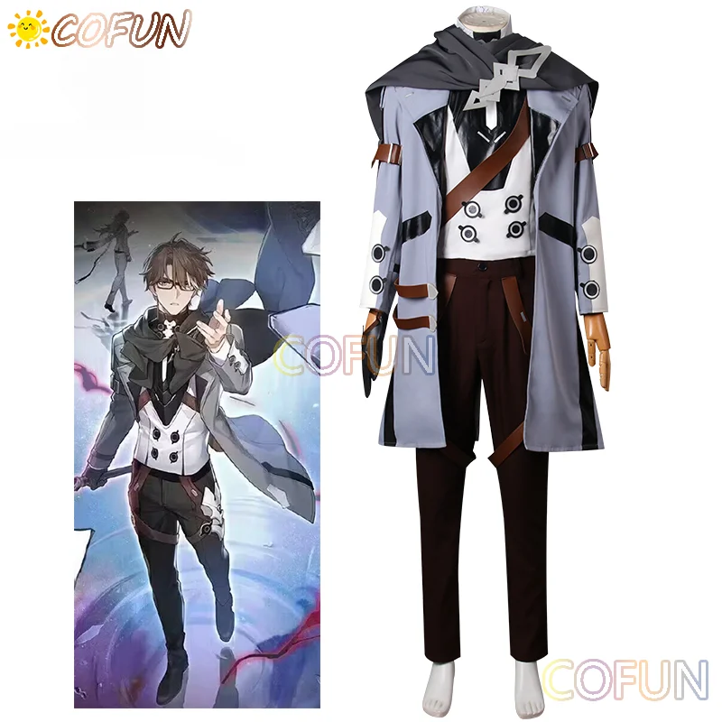 COFUN játék Honkai Star Rail Welt cosplay jelmez egyenruha férfi ruhák Halloween Farsangi Party - 0