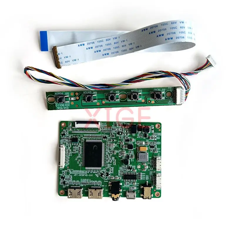 Controller Board Fit B140HAN01 B140HAN02 B140HAN03 DIY Kit EDP 30 tűs Micro USB laptop panel 14