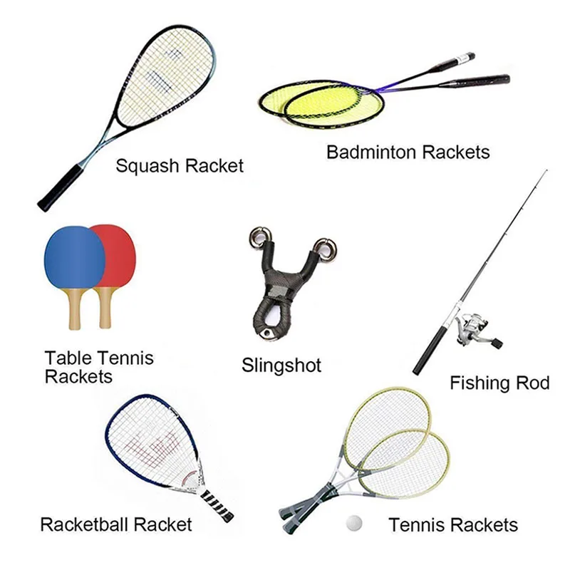 csúszásmentes teniszütő tollaslabda markolat izzadságszalag 5mm vastag tollaslabda táska kiegészítők Sport biztonság Fitness Testépítés - 3