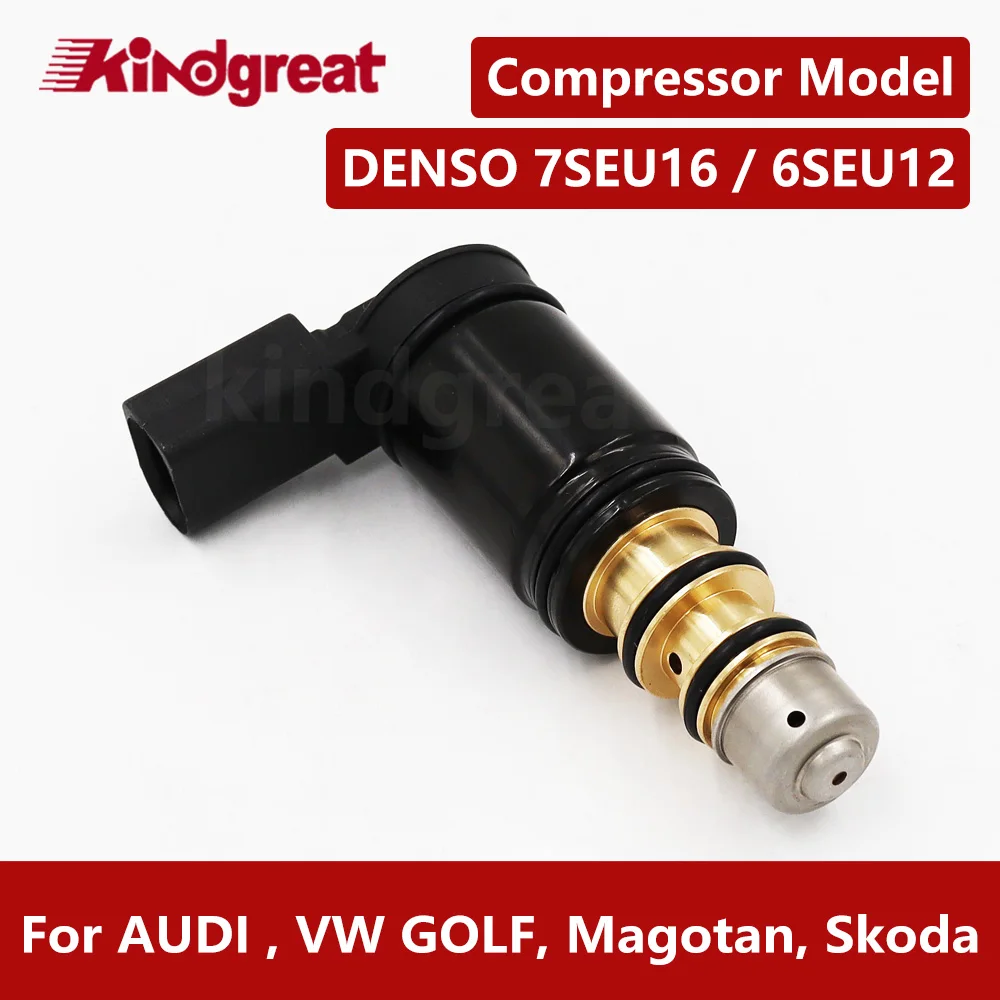 DENSO 7SEU16 / 6SEU12 AC kompresszor vezérlő mágnesszelep AUDI, VW GOLF, Magotan, Skoda számára - 0