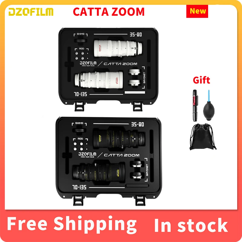 DZOfilm CATTA ZOOM objektív 18-35mm /35-80mm / 70-135mm T2.9 FF E-bajonettes Cine zoom objektív - 0