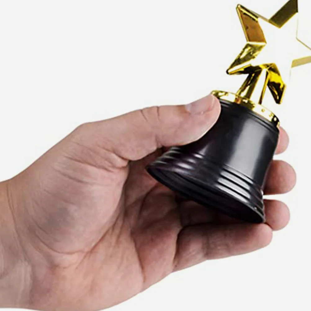díj Golden Mini Award Trófea díjak Dekor műanyag jutalom díjak Óvodás gyerekek ajándék díjak Trófea fekete talppal - 1