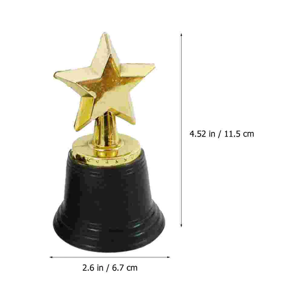 díj Golden Mini Award Trófea díjak Dekor műanyag jutalom díjak Óvodás gyerekek ajándék díjak Trófea fekete talppal - 4